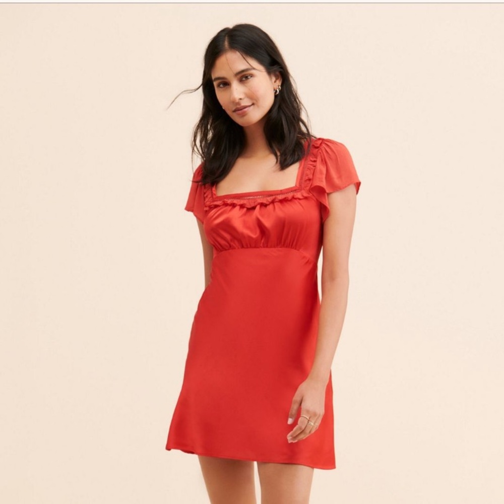 NWT Free People Violet Visions Mini Dress